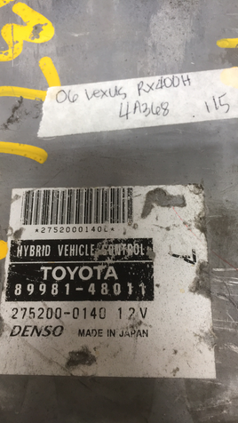 89981-48011 Lexus RX400h 2006 ecm ecu computer