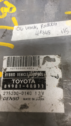 89981-48011 Lexus RX400h 2006 ecm ecu computer