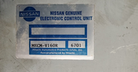 1994 Nissan Pathfinder ecm ecu computer MECM-V160R