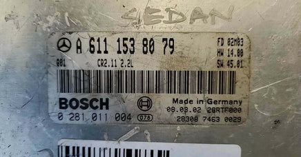 Mercedes C200 ecm ecu computer A 611 153 80 79