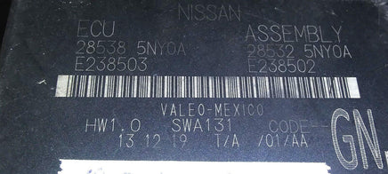 28538 5NY0A parking aid control module 2019-2024 Infiniti QX50 - Swan Auto