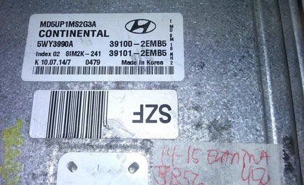 39100-2EMB5 ecm ecu computer 2014-2015 Hyundai Elantra