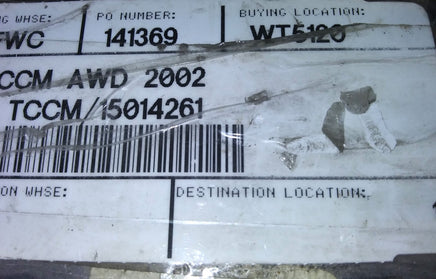 15014261  Chevrolet Astro 199-2005 transfer case module