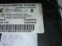 12204979 Pontiac Grand Am or Oldsmobile Alero 2001 bcm body control module