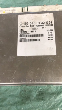 1998-1999 Mercedes ML430  abs module 163 545 31 32