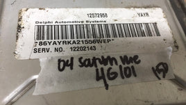 12572958 Saturn Vue 2004 ecu ecm computer