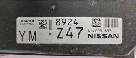 NEC005-855 Nissan Kicks 2018-2019 ecm ecu computer