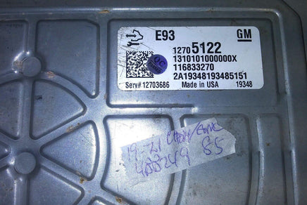 12705122 ecm ecu computer 2019-2021 Chevy or GMC pickup **tested** - Swan Auto