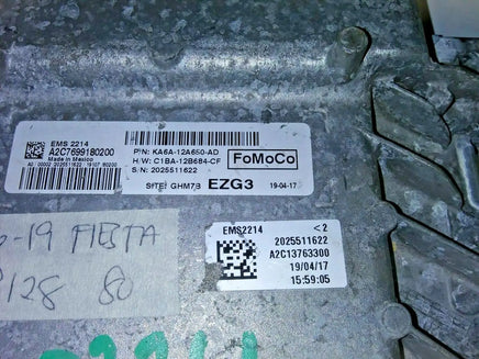KA6A-12A650-AD ecm  ecu computer 2016-2019 Ford Fiesta
