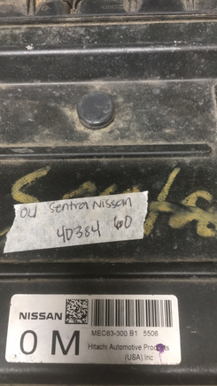 MEC63-300 Nissan Sentra ecm ecu computer 2004-2006
