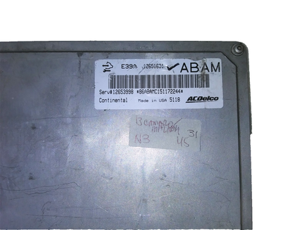 12651631 ecm ecu computer 2013 Chevrolet Camaro or Malibu **TESTED GOOD**