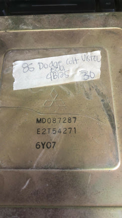 MD087287 pcm ecu ecm computer 1985 Mitsubishi Expo or Dodge Colt Vista