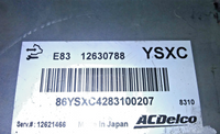 12630788 ecm ecu computer 2009-2012 Chevy or GMC pickup