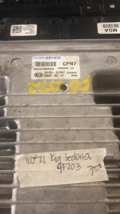2020-2021 Kia Sedona ecm ecu computer 39102-3LPN7