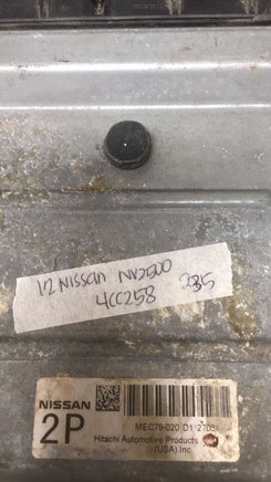 MEC79-020 ecm ecu computer 2012 Nissan NV1500 or NV2500