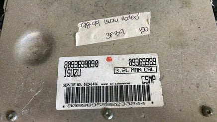 8093699890 Isuzu Rodeo 1998-1999 ecm ecu computer