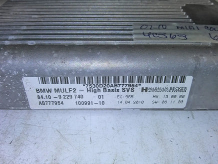 2007-2010 Mini Cooper bluetooth telematics control module 84.10-9 229 740