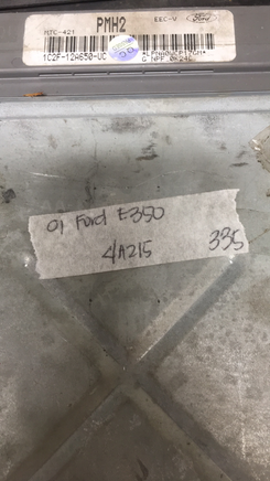 1C2F-12A650-UC Ford E350 ABS module computer 2001 **TESTED**