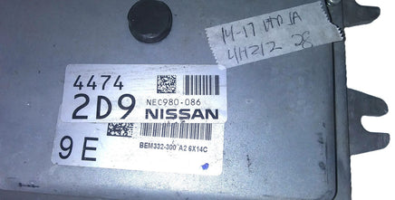 NEC980-086 ecm ecu computer 2014-2017 Nissan Versa