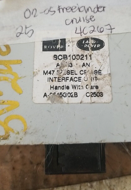 SCB100211 control module ecm ecu computer 2002-2005 Freelander Cruise