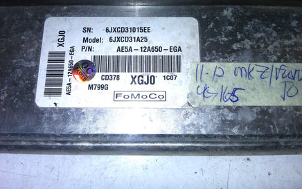 AE5A-12A650-EGA ecm ecu computer 2011-2012 Ford Fusion or MKZ **TESTED GOOD**