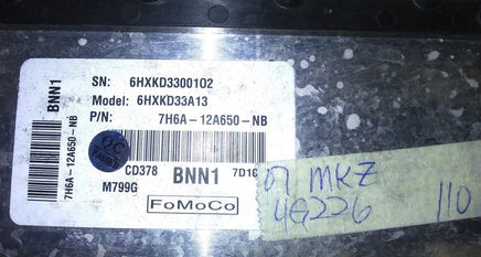 7H6A-12A650-NB ecm ecu computer 2007 Lincoln MKZ **tested** - Swan Auto
