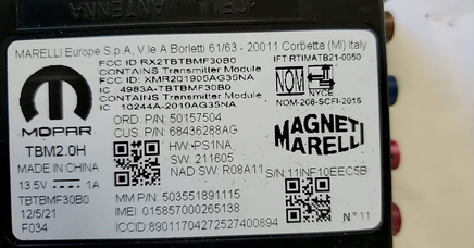 68436288AG communication telematics module 2021-2023 Jeep Grand Cherokee