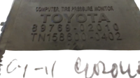 2009-2011 Toyota Corolla tire pressure monitor module 89769-02010