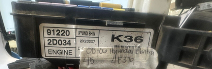 912202D034 Hyundai Elantra Fusebox control module 2000-2006