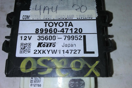 89960-47120 Toyota Prius 2012-2014 headlight leveling control module