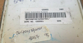2006 Chevy Equinox ecu ecm computer 12589693