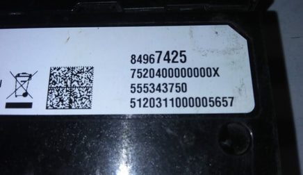 84967425 communication control module 2021 Chevrolet Trailblazer