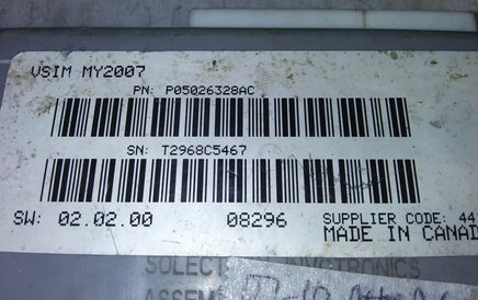 P05026328AC bcm body control module 2007-2010 Dodge Charger or 300