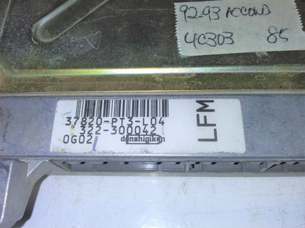 37820-PT3-L04 Honda Accord 1992-1993 ecm ecu computer