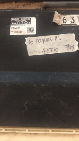 89661-0E630 Toyota Highlander 2013 ecm ecu computer