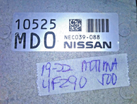 NEC039-088 ecm ecu computer 2019-2022 Nissan Altima