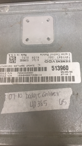 P05033359AH Dodge Caliber 2007-2010 ECM ECU computer