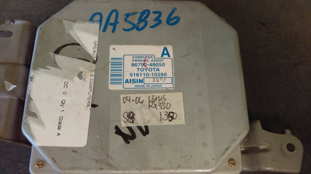 2004-2006 Lexus RX330 navigation control module 86792-48050
