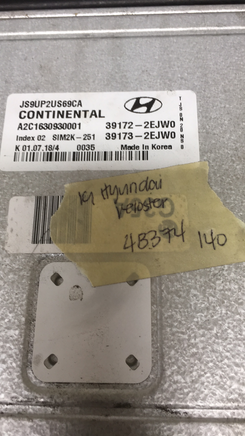 39172-2EJW0 Hyundai Veloster ecm ecu computer 2019