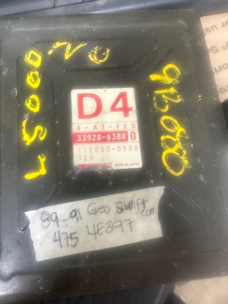 33920-63B80 Suzuki Swift or Geo Metro 1989-1991 ecm ecu computer