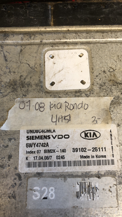 39102-25111 ecu ecm 2007-2008 Kia Rondo