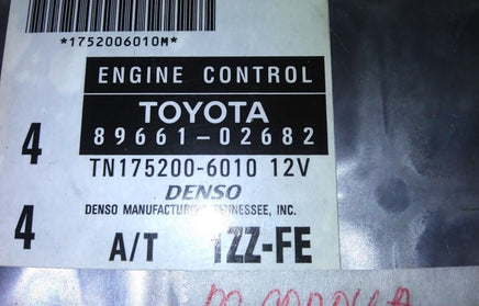 89661-02682 ecm ecu computer 2000 Toyota Corolla