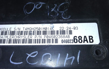 P04602368AB bcm body control module 2002 Dodge Stratus