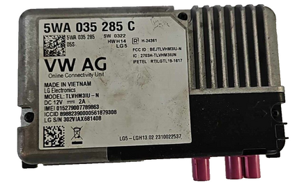 5WA 035 285 C VW Arteon, Atlas, Taos or Tiguan 2022-2023 phone telematics module