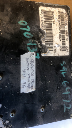1993-1998 Cadillac electronic suspension control module 16208116