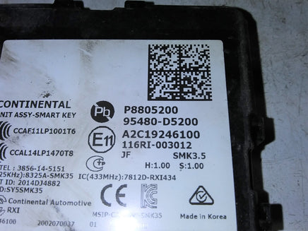 95480-D5200 Kia Optima 20019-2020 keyless smart key module