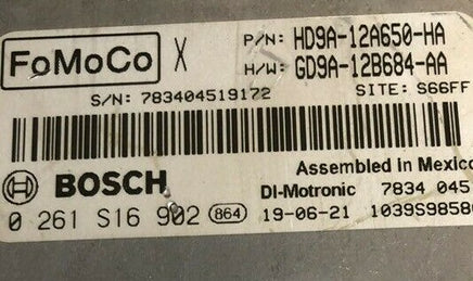 HD9A-12A650-HA ecm ecu computer 2015-2017 Ford Edge **Tested**
