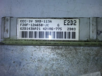 1992-1993 Ford Taurus ecm ecu computer F2OF-12A650-JC