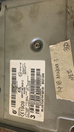 2014-2018 Mazda 3 Mazda3 receiver control module computer GRT7 66 9C0 C