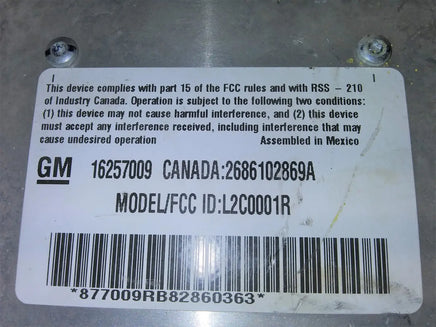 16257009 bcm body control module 1999 Cadillac Catera